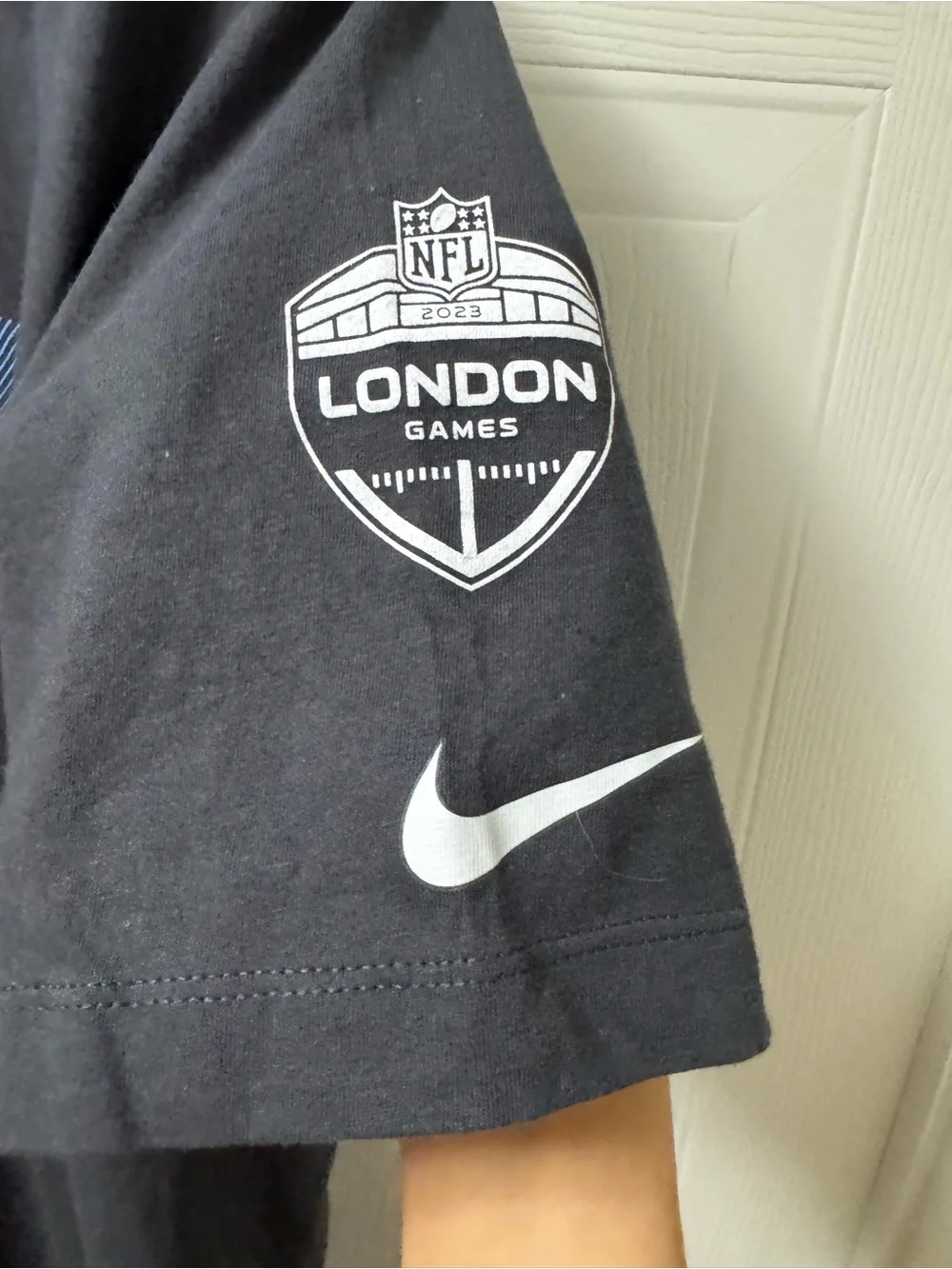 Nike Black London 2023 Ravens vs Titans Graphic Tee